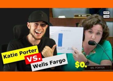 Katie Porter vs. Wells Fargo CEO Charles Scharf.