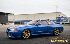 Nissan Skyline GTST RB26 Swap Single Turbo Conversion Bayside Blue with Modifications  1992 manual